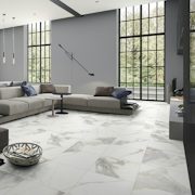 Avenza White Marble Effect Floor Tile - Tile Projects Ltd