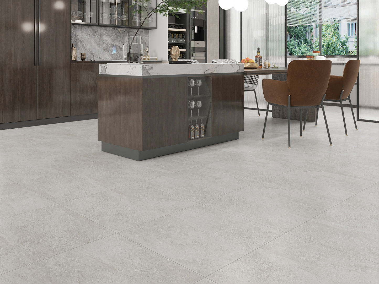 RUSHMORE LIGHT GREY 60 X 60 - Tile Projects Ltd