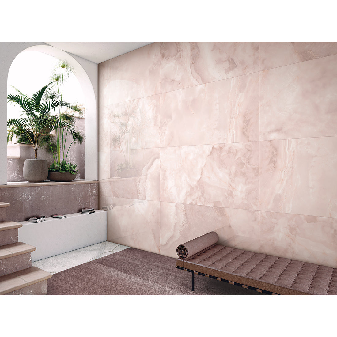 Cloud 60x120 Pink Polished - Tile Projects Ltd