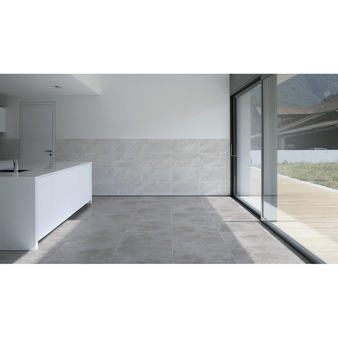 Jerico 60x60 Grey Polished - Tile Projects Ltd