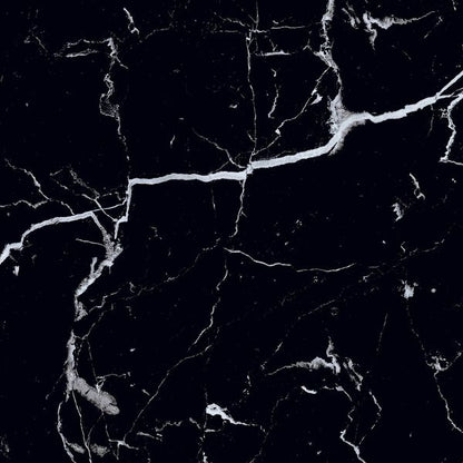 Genova Black Polished Marble Effect 600x600 - Tile Projects Ltd