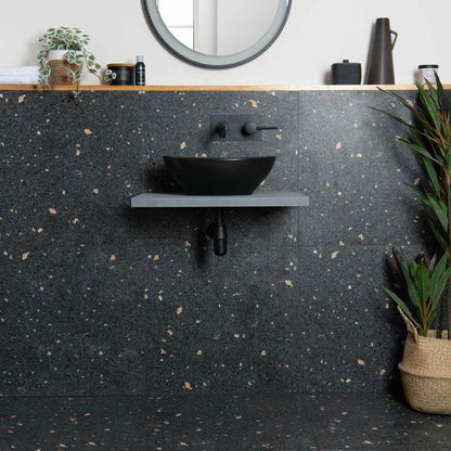 Earth Terrazzo Black Matt