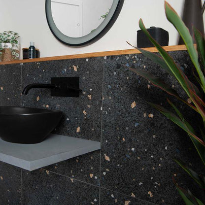 Earth Terrazzo Black Matt