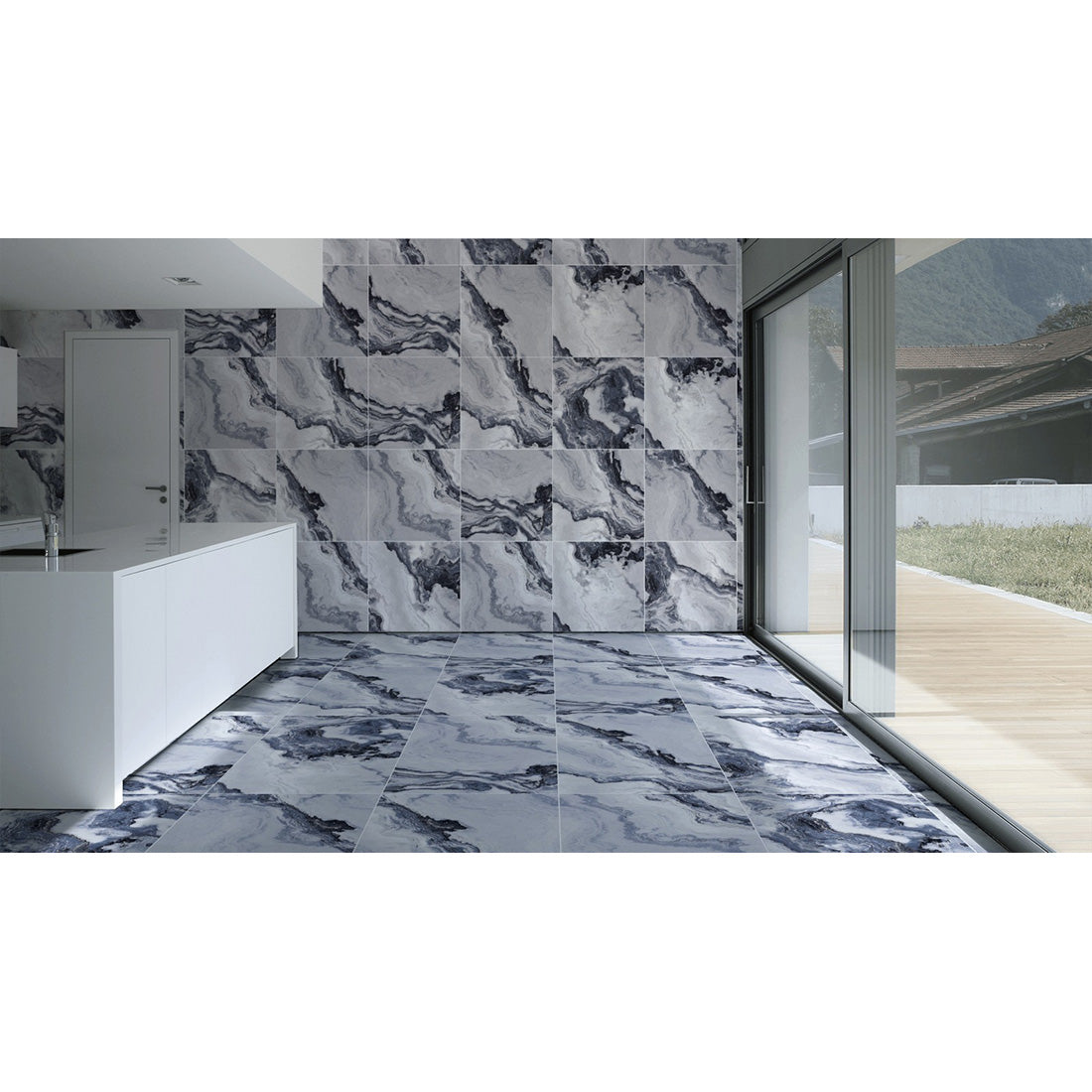 Royal Palermo 60x120 Blue Polished - Tile Projects Ltd