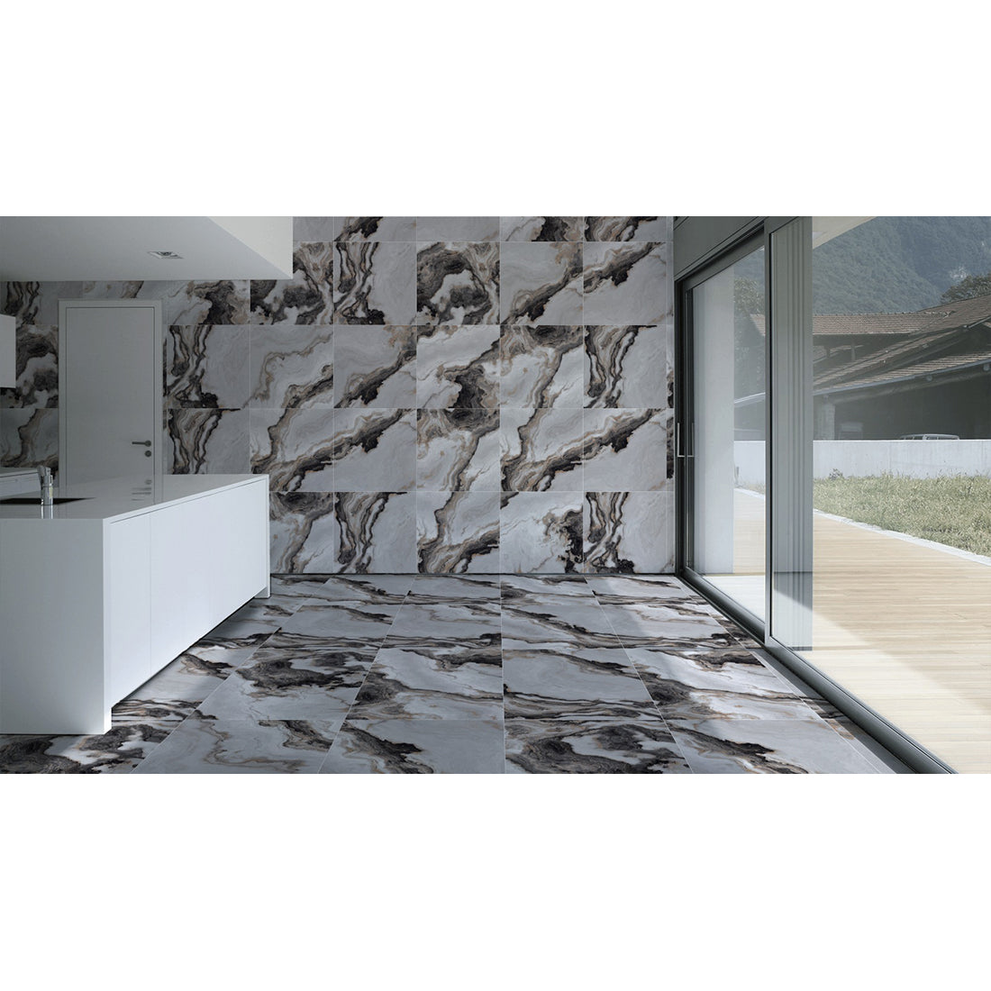 Royal Palermo 60x120 Grey Polished - Tile Projects Ltd